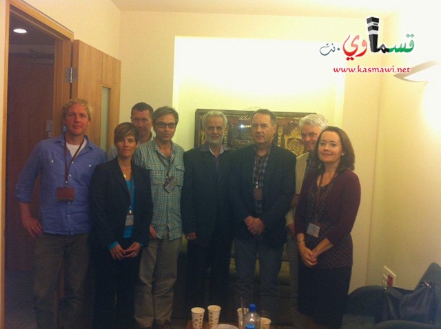 الشيخ النائب إبراهيم صرصور يلتقي محاضرين من جامعة أسلوا في النرويج 